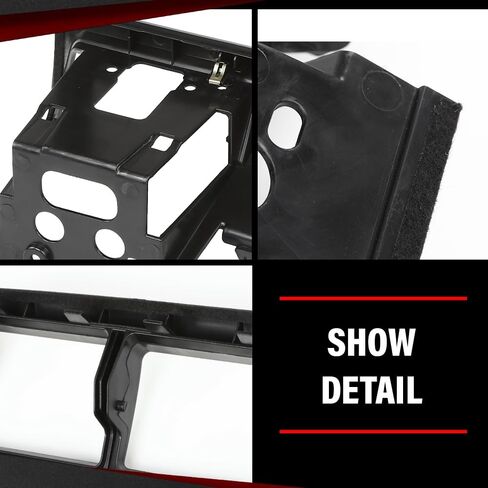 CROSSDESIGN Center Dash Climate Control Radio Bezel Trim Black Compatible with Toyota Tacoma 1998-2004 in Saudi Arabia