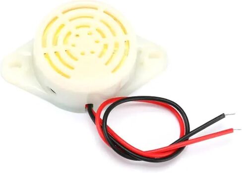 SFM-27 3-24V 12V 95DB صفارة نشطة عالية ديسيبل صفارة إلكترونية إنذار متقطع / مستمر (أبيض مستمر-01) in Saudi Arabia
