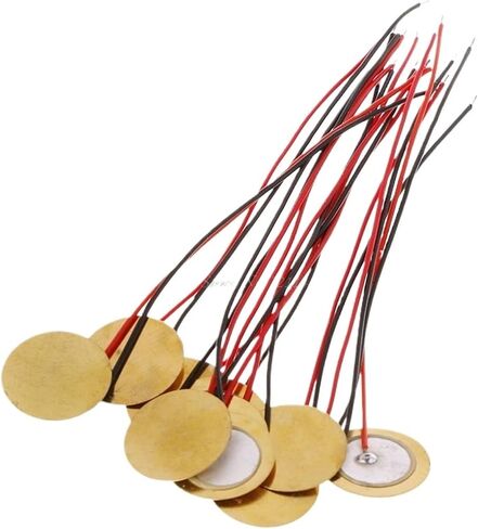 10 Pcs Piezoelectric Piezo Ceramic Wafer Plate Dia 15mm for Buzzer Loudspeaker in Saudi Arabia
