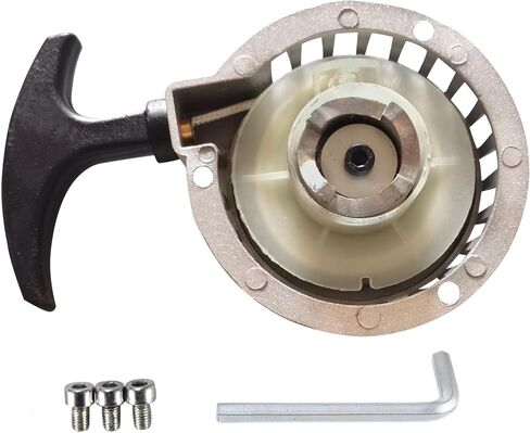 WOOSTAR Recoil Pull Starter with 3 Bolts Replacement for 2 Stroke 47cc 49cc Pocket Bike Mini Moto ATV 4 Wheeler Quad in Saudi Arabia