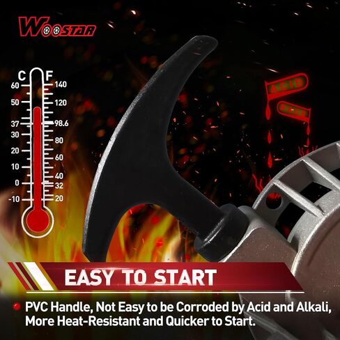 WOOSTAR Recoil Pull Starter with 3 Bolts Replacement for 2 Stroke 47cc 49cc Pocket Bike Mini Moto ATV 4 Wheeler Quad in Saudi Arabia