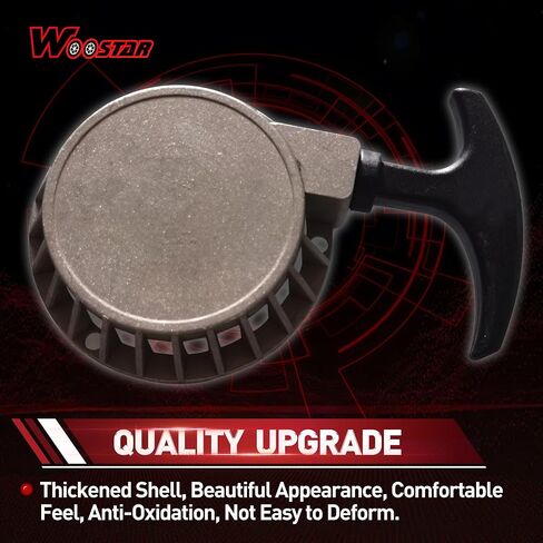 WOOSTAR Recoil Pull Starter with 3 Bolts Replacement for 2 Stroke 47cc 49cc Pocket Bike Mini Moto ATV 4 Wheeler Quad in Saudi Arabia