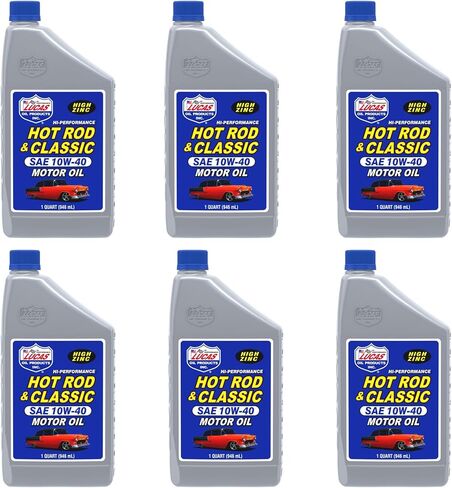 Lucas Oil 10679 Hot Rod & Classic Car SAE 10W-30 Motor Oil - 5 Quart (Pack of 3) in Saudi Arabia