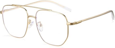 نظارات Cyxus كبيرة الحجم Aviator Blue Light للنساء والرجال تقلل من إجهاد العين وحماية من الأشعة فوق البنفسجية لشاشة الكمبيوتر 8299 in Saudi Arabia