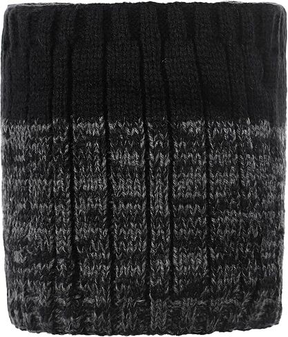 Kid Knit Hat Scarf Glove Set Girls Boys Winter Warm Beanie Cap Snood Neck Warmer Mitten Thermal Set for Age 4-10 Years in Saudi Arabia