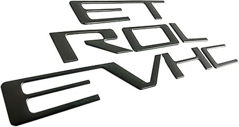 Tailgate Inserts Letters Compatible for 2019 2020 2021 2022 2023 3D Raised & Strong Adhesive Decals Letters (Matte Black) in Kuwait