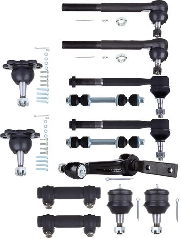 13pcs Front Suspension Kit Fit for Chevy for C1500 1988-1992 for Chevy for C2500 1988-1992 6 Tie Rod End 4 Ball Joint 2 Sway Bar Link Kit 1 Idler Arm in Saudi Arabia