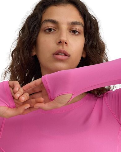 Women's Active Mesh Long-Sleeve Tee Shirt in Kuwait