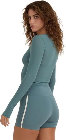 Women's Active Mesh Long-Sleeve Tee Shirt in Kuwait