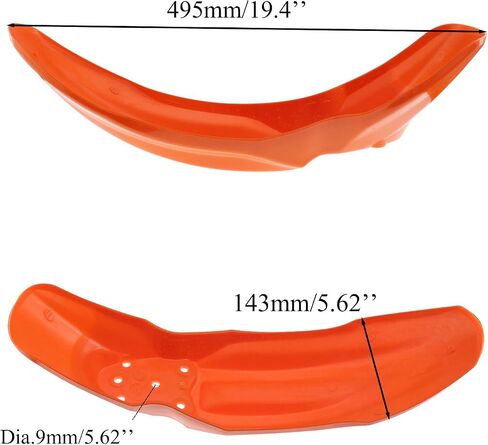 PRO BAT 7 PCs Plastic Fairing Fender Kit CRF 70 CRF70 125cc Apollo Dirt Pit Bike, Red&Black in Saudi Arabia