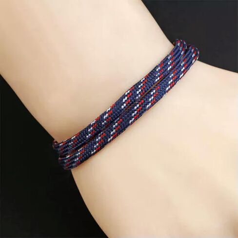 Nautical Braided Rope Surfer Bracelets Handmade Adjustable Rope Bracelet Gift-A11 in Saudi Arabia