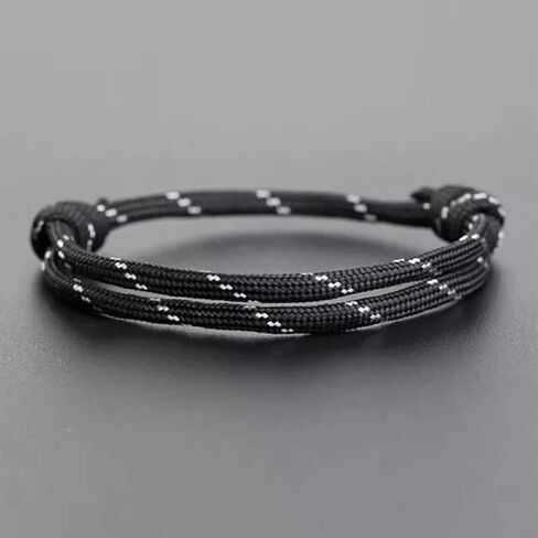 Nautical Braided Rope Surfer Bracelets Handmade Adjustable Rope Bracelet Gift-A11 in Saudi Arabia