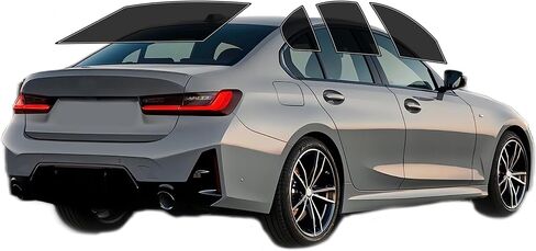 AUTOTEK مسبق القطع من جميع الجوانب، طبقة تظليل النوافذ للسيارات، حماية من أشعة الشمس، الخصوصية، طبقة زجاجية مضادة للكسر، أي مجموعة تظليل ملونة لسيارة BMW 3 Series Sedan 2019-2023 in Saudi Arabia