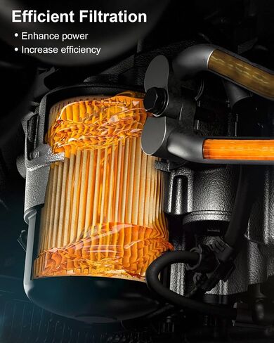 8982402800 Fuel Filter Kit Fit for MULTIQUIP DIS185SSI4F Selwood S 160 ECO 150 S Isuzu 4LE2T 4LE2X Engines Clark C 30 D 2003-2018, Replace 5200017727 36904 FF42193 SN25158 PF46057 in Saudi Arabia