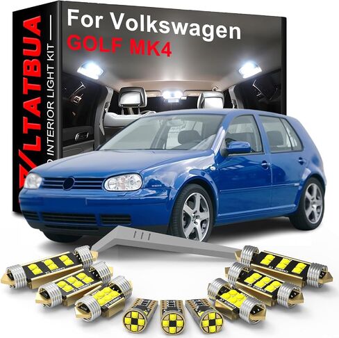 LED مجموعة الإضاءة الداخلية حزمة استبدال ل Volkswagen VW GOLF 4 MK4 GT R32 1997 1998 1999 2000 2001 2002 2003 2004 in Saudi Arabia