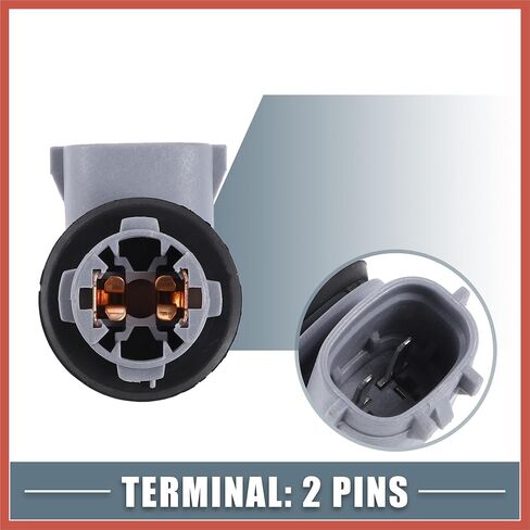 ACROPIX Car Rear Bumper License Plate Light Bulb Socket Connector 90075-60005 for Toyota Tacoma Tundra 2006-2007 (Set of 2) Car Parts in Saudi Arabia