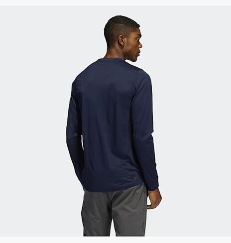 Adidas Men's Los Angeles Galaxy MLS Long Sleeve Creator Tee, Collegiate Navy in Saudi Arabia