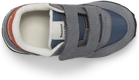 Saucony Originals Jazz Hook & Loop (Toddler/Little Kid) Sneaker, Grey/Blue/Orange, 10.5 US Unisex in Kuwait