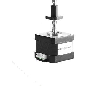 NEMA17 17HS3401-T6.35 British Trapezoidal Screw Motor Lifting Motor 24V High Torque High-Speed 1Pcs(17HS6401-T6.35_3.175MM) in Kuwait
