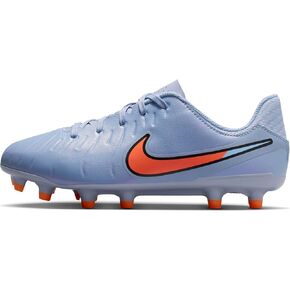 Nike Jr. Tiempo Legend 10 Academy Little/Big Kids' Multi-Ground Low-Top Soccer Cleats (Blue Eclipse/Black) in Kuwait