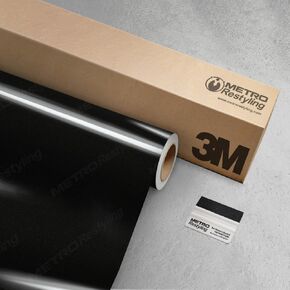 3M 2080 High Gloss Black Metallic Vinyl Wrap 5ft x 1ft w/Metro Restyling Squeegee | HG212 in Saudi Arabia