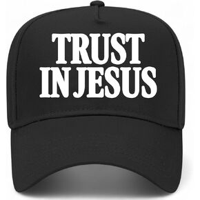 Trust in Jesus Vintage Trucker Hat | God | Premium Adjustable Christian Snapback Baseball Hat for Men & Women in Saudi Arabia