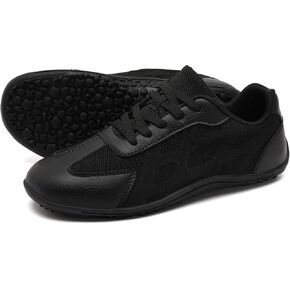 Unisex Low-Top Leather Sneakers for Men Women Versatile Casual Shoes Retro Athletic Training Shoes Thin Sole Non-Slip Stylish Basic Sneaker for All-Day Wear in Saudi Arabia