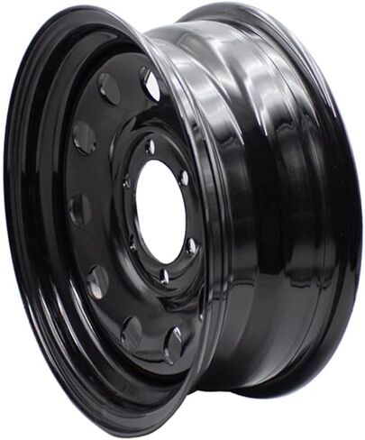 2 PACK Black 15x6 Tralier Rim Wheel 6 Lug Holes On 5.5 6x5.5 15 inch 15 X 6 X 5.5 Bolt Circle Steel Equipment Trailer Rim Wheel in Saudi Arabia