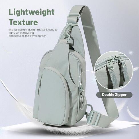 mygreen Sling Bag for Women, Sling Backpack Crossbody Bag Convertible, Small Backpack Hiking Daypacks Water-resistant, Travel Shoulder Bag Chest Bag for College Purple in Saudi Arabia