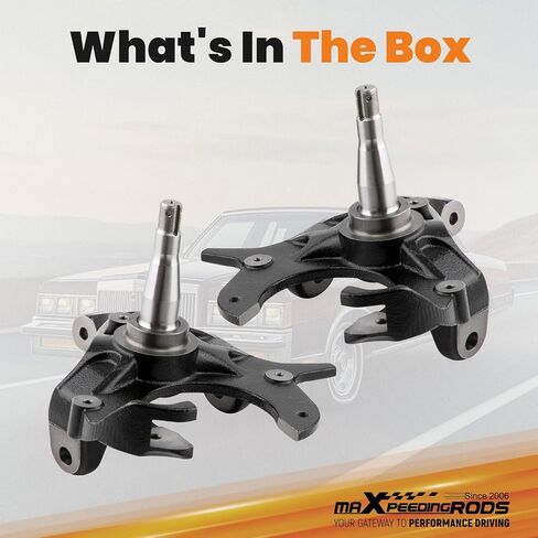maXpeedingrods 2" Front Drop Spindle for Chevy S10 GMC S15 2WD 1982-2004 Lowering Kit in Saudi Arabia