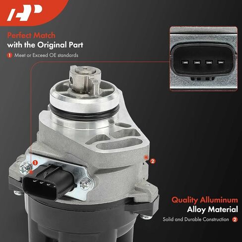A-Premium Ignition Distributor with Cap and Rotor Compatible with Ford Escort 1991-1996 1.8L & Mazda Protege 1990-1994 & Mercury Tracer 1991-1996 1.8L in Saudi Arabia