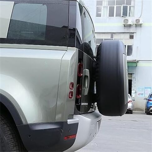 Pangea Green غطاء الإطارات الخلفية الاحتياطية البلاستيك Portecor يناسب المدافع 110 90 130 2020 2021 2022 2023 2024 in Saudi Arabia
