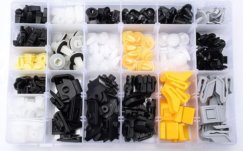 OAUTOO 226pcs for Nissan & Infiniti Body Interior and Exterior Retainer Fastener Clip Assortment Bumper Cover Grille Fender Liner Screw with Grommet Kit Door Interior Trim Panel Clips in Saudi Arabia
