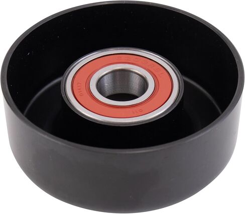 TRQ Serpentine Belt Idler Pulley Compatible with 98-99 Acura 88 Buick 95 Chevrolet 88-00 Ford 98-02 Honda 02-10 INFINITI 98-04 Isuzu 88-97 Mercury Nissan Oldsmobile Pontiac in Saudi Arabia