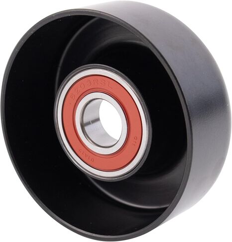 TRQ Serpentine Belt Idler Pulley Compatible with 98-99 Acura 88 Buick 95 Chevrolet 88-00 Ford 98-02 Honda 02-10 INFINITI 98-04 Isuzu 88-97 Mercury Nissan Oldsmobile Pontiac in Saudi Arabia