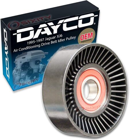 Dayco AC Drive Belt Idler Pulley compatible with Jaguar XJ6 1995-1997 in Saudi Arabia