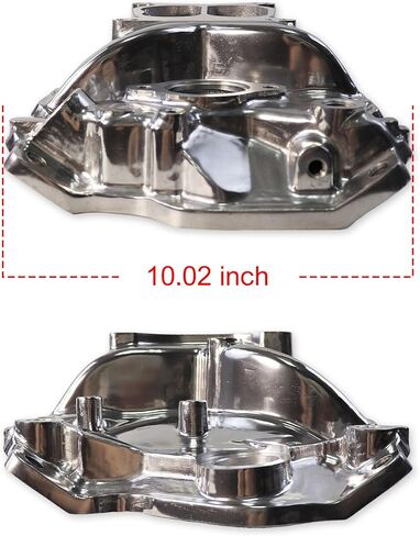 2101 2001 Performer RPM Intake Manifold Aluminum Dual Plane Compatible with Chevy Small Block SBC 262 265 267 283 302 305 307 327 350 400 V8 Engines in Kuwait