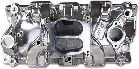 2101 2001 Performer RPM Intake Manifold Aluminum Dual Plane Compatible with Chevy Small Block SBC 262 265 267 283 302 305 307 327 350 400 V8 Engines in Kuwait