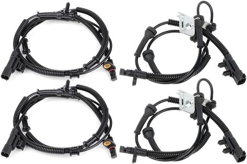 ROADFAR 4PCS Front & Rear Left/Right ABS Wheel Speed Sensor Fit 2008-2011 Town & Country, 2008-2011 For Dodge Grand Caravan, 2009-2011 For Volkswagen For Routan ALS1266 ALS1265 in Saudi Arabia