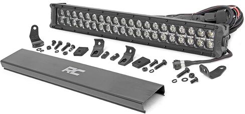 شريط إضاءة LED CREE ثنائي الصف من سلسلة Rough Country مقاس 20 بوصة | أبيض DRL - 70920BD in Saudi Arabia