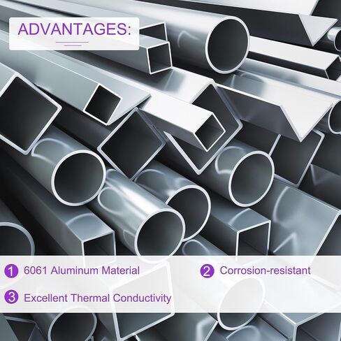 DMiotech 4Pack (11mm OD x 9.2mm ID) 6061 Aluminum Round Tube 36 Inch Length Industry Metal Tubing for Machinery Frame Construction DIY Projects in Kuwait
