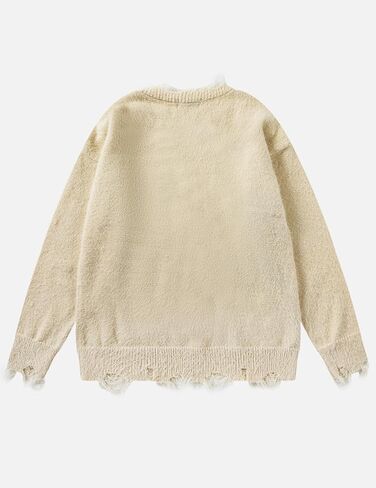 Aelfric Eden Women's Pullover Sweater Color Blocking Cat Graphic Sweater Casual Soft Warm Fall Winter Knitted Tops in Saudi Arabia