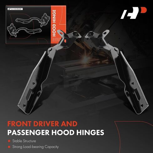 A-Premium Front Driver and Passenger Hood Hinges Compatible with Acura TLX 2015-2020 Sedan, Front Left and Right Side, 2-PC Set in Saudi Arabia