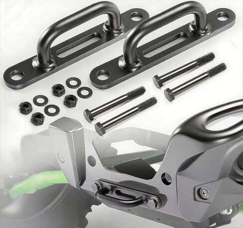 A & UTV PRO UTV Teryx Front Rear Tow Hook Compatible with 2020-2025 Kawasaki Teryx KRX 1000 Accessories, Replace OEM # 99994-1315 in Saudi Arabia