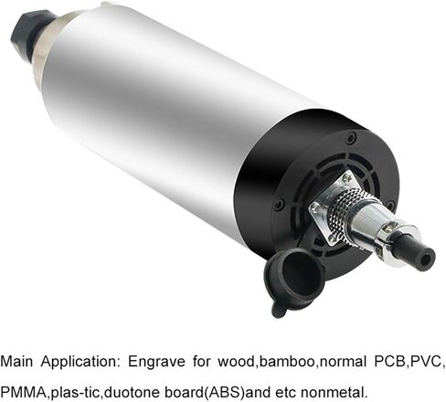 Spindle Motor, CNC Milling Spindle Motor 2.2kw ER20 Air-Cooled Spindle Motor 4 Bearing Φ80*225 Used For CNC Router Engraving Machine for CNC Machine(2.2kw 380) in Saudi Arabia
