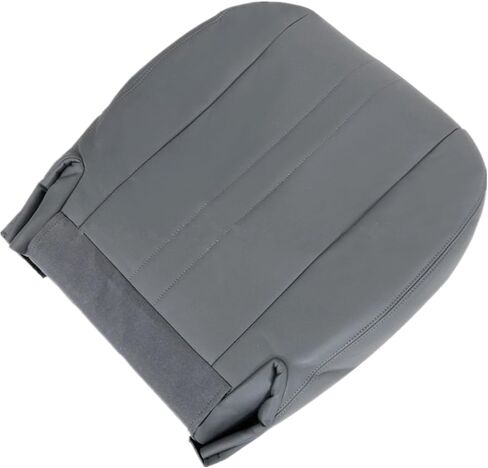 Priprilod Gray Leather Driver and Passenger Bottom & Top Lean Back Replacement Seat Cover Fit for Chevy Express GMC Savana Work Van 1500 2500 3500 2003 2004 2005 2006 2007 2008 2009 2010-2014 in Saudi Arabia