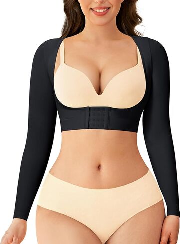 LODAY Arm Compression Sleeve Women Upper Arm Shaper Long Sleeve Shapewear Tops in Kuwait