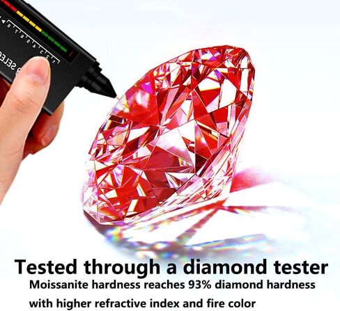 حلقة نسائية سميكة الذراع 1ct اللون مويسانيتي مختبر الماس S925 خواتم فضة هدية سوبر فلاش العصابات مجوهرات in Kuwait