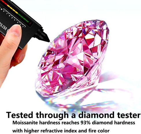 حلقة نسائية سميكة الذراع 1ct اللون مويسانيتي مختبر الماس S925 خواتم فضة هدية سوبر فلاش العصابات مجوهرات in Kuwait
