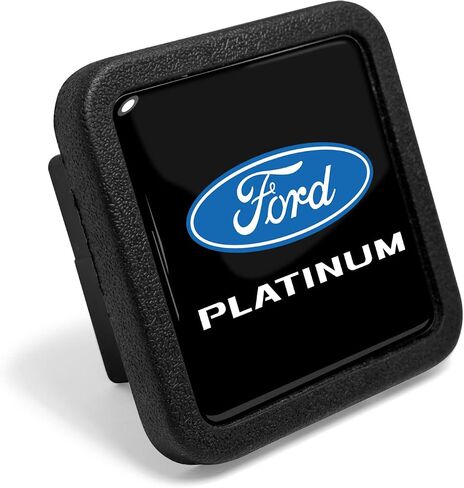 لفورد F-150 البلاتين الأسود المطاط الثقيلة 2 "مقطورة سحب عقبة غطاء الاستقبال للفئة 3 والفئة 4 in Saudi Arabia